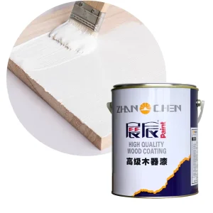 Odorless White PU Solid Color Furniture Coating PU Matte Paint for Wood Door Wooden Cabinet