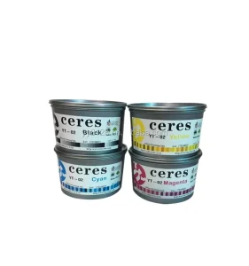 Offset Sheet Fed Ink Ceres YT 02 Offset CMYK Ink for Paper