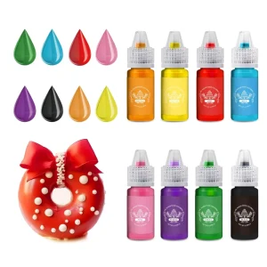 Oil Based Organic Pigment Food Coloring 8 Colors Set Edible Dye Cake Cookie Sugar Decorating Gluten Free Flavorless Made China