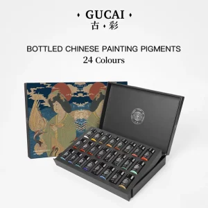 Oil Paint Pigment Set 24 Colors 20ml Bottles for Canvas DIY Painting