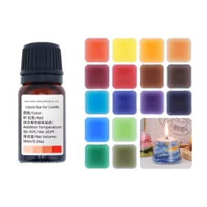 Oil Soluble Toning Pigment Vibrant Liquid Candle Dye Sand Painting Batik Scented Diy Aromatherapy Jelly Wax Pigment Glass Jar