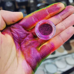 Optical Variable Color Shifting Nail Pigment Chameleon Chrome Powder with TiO2 and SiO2 Cosmetic Paint Pigment