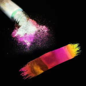 Optical unicorn rainbow Effect Laser Aurora Powder Glitter Multi Colors ultra Chrome Paint Chameleon Pearl Coating Pigment