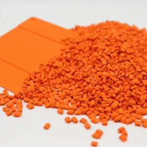 Orange PET Color Pigment Masterbatch with Antistatic, Flame-Retardant, and High-Flow Properties for Automotive Injection Molding