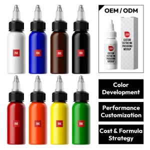 Organic 30ml Tattoo Ink Kit with 14 Basic Colors