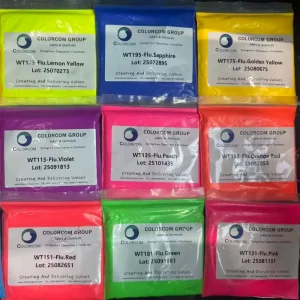 Organic Fluorescent Neon Pigment Powder for Printing, Plastics, and Textiles