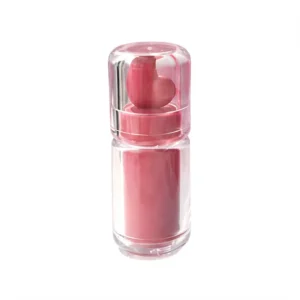 Organic Lip Plumping Lip Gloss 5ml Heart-Shaped Round-Brush Applicator