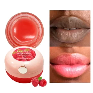 Organic Pink Lip Treatment Sleeping Mask with Berry
