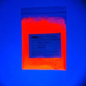 Organic UV Fluorescent Pigment Powder, Ultraviolet Phosphor, Red