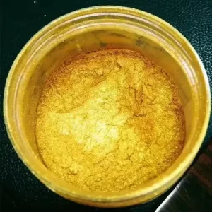 Outdoor Decorative Anti Corrosion Coatings Paints Classical Gold Effect Pearl Pigment