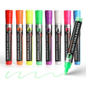P-520 Valve System Non-Toxic Round Tip Liquid Chalk Marker Pen for Blackboard