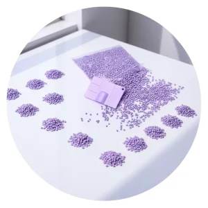 PA66 Purple Color Masterbatch for Food Grade Injection Molding Plastic Film Tube Bucket Dyeing Baiya Brand EN71 ASTM Certified
