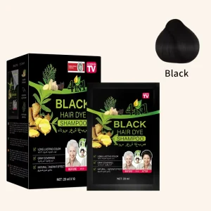 PLOG Instant Hair Color Shampoo 10*20ml Black Factory Direct OEM Custom Ginger Hair Dye for Home Use