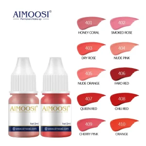 PMU Microblading Tattoo Ink for Semi-Permanent Eyebrow Eyeliner and Lip Makeup