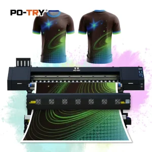 PO TRY 1.9m Large Format Intelligent Textile Digital Inkjet Printer New Condition with Competitive Price Sublimation Printer
