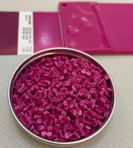 PT241C High-Concentration Pink Color Masterbatch, Easily Dispersible Pigment-Based Additive for Food-Grade Fiber Molding