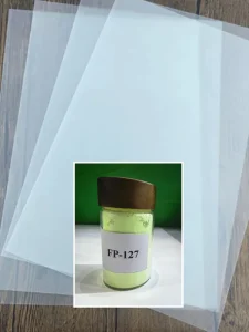PVC Sheet Whitening Agent FP127 Combination with Pigments and Titanium Dioxide Reduce Costs and Enhance the Effect