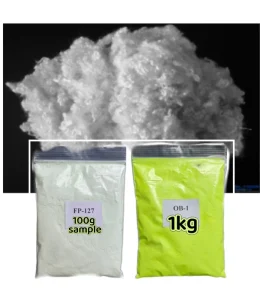 PVC Short-Fiber Whitening Agent OB-1 for Artificial Leather and Decorative Materials; Polyester PET Short Fiber FP127