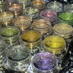Pearl Diamond Metallic Pigments Nail Face Cosmetic Shimmer Loose Powder Eyeshadow
