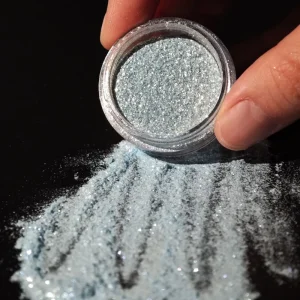 Pearlescent Multicolor Glitter Powder with Sequins and Leather Pigments for Nail and Face Decoration
