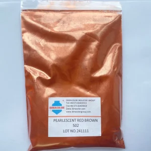 Pearlescent Pigment Red Brown 502 pearlescent Acrylic Iridescent Luster for Automotive Coatings and Plastic Packaging
