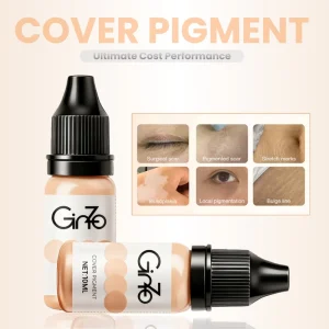 Permanent Body Tattoo Ink Skin Tone Camouflage Pigments for Stretch Marks Vitiligo Scars PMU
