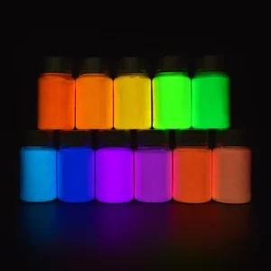 Phosphorescent Powder with Over 200 Colors CE Certified Glow in Dark for Christmas Cosmetics in Stock