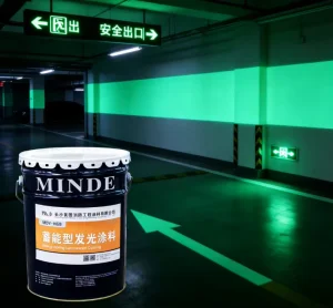 Photoluminescent Pigment Coating for Luminescent Paint, Road Marking, and Safety Signs