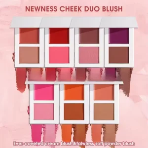 Pigment Private Label Vegan Glow 2 in 1 Blusher Makeup Powder Cream Blush 7 Colors Highlighter Blush Contour Palette