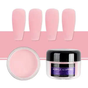 Pink, Blue, Green, and Red Acrylic Nail Powder Pigments for Nail Art