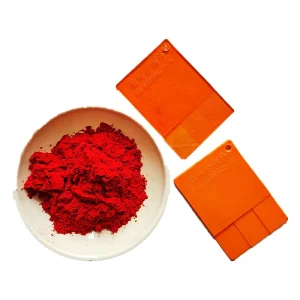 Polymer Modification and Plastic Injection Dyestuff, Solvent Orange 107, Transparent