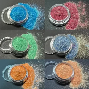 Popular Cosmetic Diamond Effect Inorganic Pigment Shimmer Glitter Loose Super Sparkle Pearls Eyeshadow TiO2 Powder