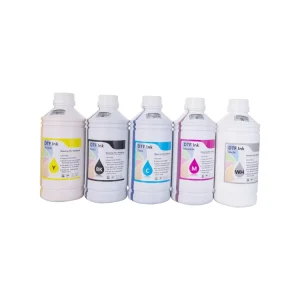 Premium DTF Pigment Ink for Epson I3200 XP600 DX5 DX7 Printhead CMYK White Hot Melt Transfer Film Printing Ink