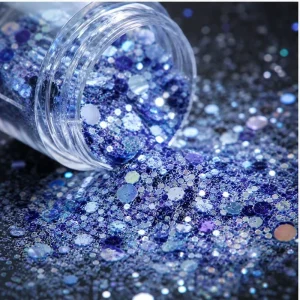 Premium High Gloss Chunky Glitter Mix Hexagon Sequins For Epoxy Resin Tumblers Hair Slime Painting Art Crafts