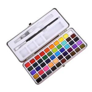 Premium Natural Watercolor Pigment Set for Professional Artists and Hobbyists Featuring Vibrant Colors with High Lightfastness