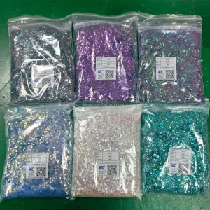 Premium Optical Chameleon Glitter Powder High Flash Color Changing Pearlescent Pigment for Automotive Cosmetic Use