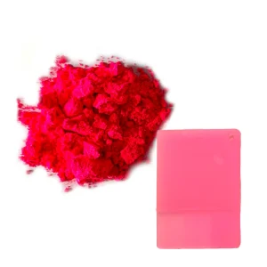 Premium Quality 260C Stable Brilliant Neon Red Fluorescent Powder for PP PE ABS Plastic Injection Molding RTS 1