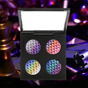 Pressed Pigment Eye Shadow Rainbow Duochrome DIY Eyeshadow Palette