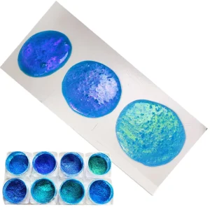 Prismatic Drawing Chameleon Pearlescent Mica Powder Pearl Epoxy Resin Color Pigment for Leather Watercolor Slime