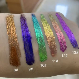 Privata Label Makeup Liquid Pigments for Lip Gloss Duochrome Liquid Glitter Eyeshadow