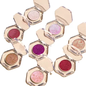 Private Label 16-Color High Pigmented Metallic Multichrome Chameleon Eyeshadow Single Eye Shadow Powder Shimmer