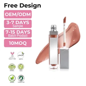 Private Label 313 Colors High Pigment Glossy Lip Gloss Matte Liquid Lip Stick Makeup Long Lasting Moisturizing LED Lipgloss