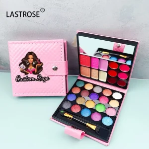 Private Label 32Colors Makeup Matte Eyeshadow Palette Pigments Holographic Multi fonction Lip Blush Eyeshadow With Packaging