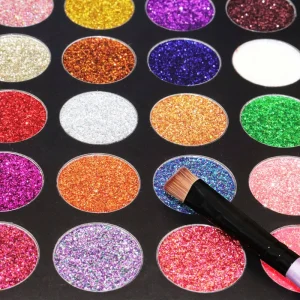 Private Label 35 Color Glitter Pressed Eyeshadow Palette Make up Eye Shadow Pallette