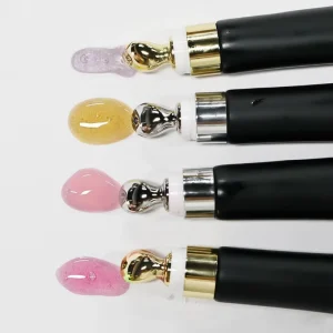 Private Label 42 Shades Peptide Color Chang Nourishing Lip Balm Serum Hydrating Nourishing Shimmer Lip Plumper Gloss
