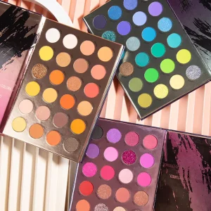 Private Label 72 Colors Matte Shimmer Eyeshadow Palette High Pigment Eye Shadow Palette Custom Logo Cosmetics Factory