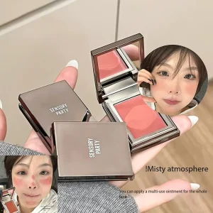 Private Label Bestselling Colorful Soft Mist Multi-Use Cream Blush Eyeshadow Waterproof High Pigment Matte Color Changing Face
