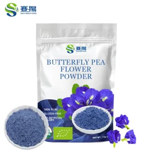 Private Label Butterfly Pea Flower Suppliers Nature Blue Butterfly Pea Flower Powder Food Coloring Blue Matcha Powder 50g can
