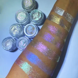 Private Label Custom Metallic High Pigment Jelly Glitter Gel Cream Eyeshadow Glitter Eyeshadow Gel Low Moq Free Sample Powder