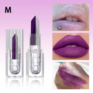 Private Label Double Color Moisturizing Lipstick Luxury Long Lasting High Pigment Waterproof Non Stick Cup Gradient Lip Stick